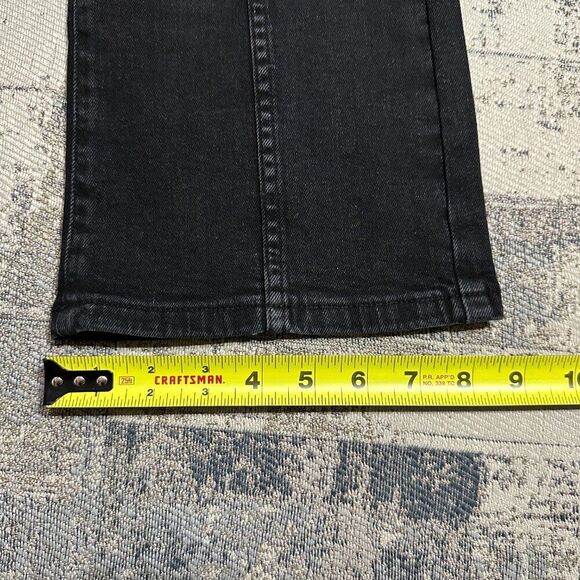 Michael Kors Women Jeans Selma Hi Rise 14P Black Selma Crop Flare $110 NWT - Picture 8 of 10